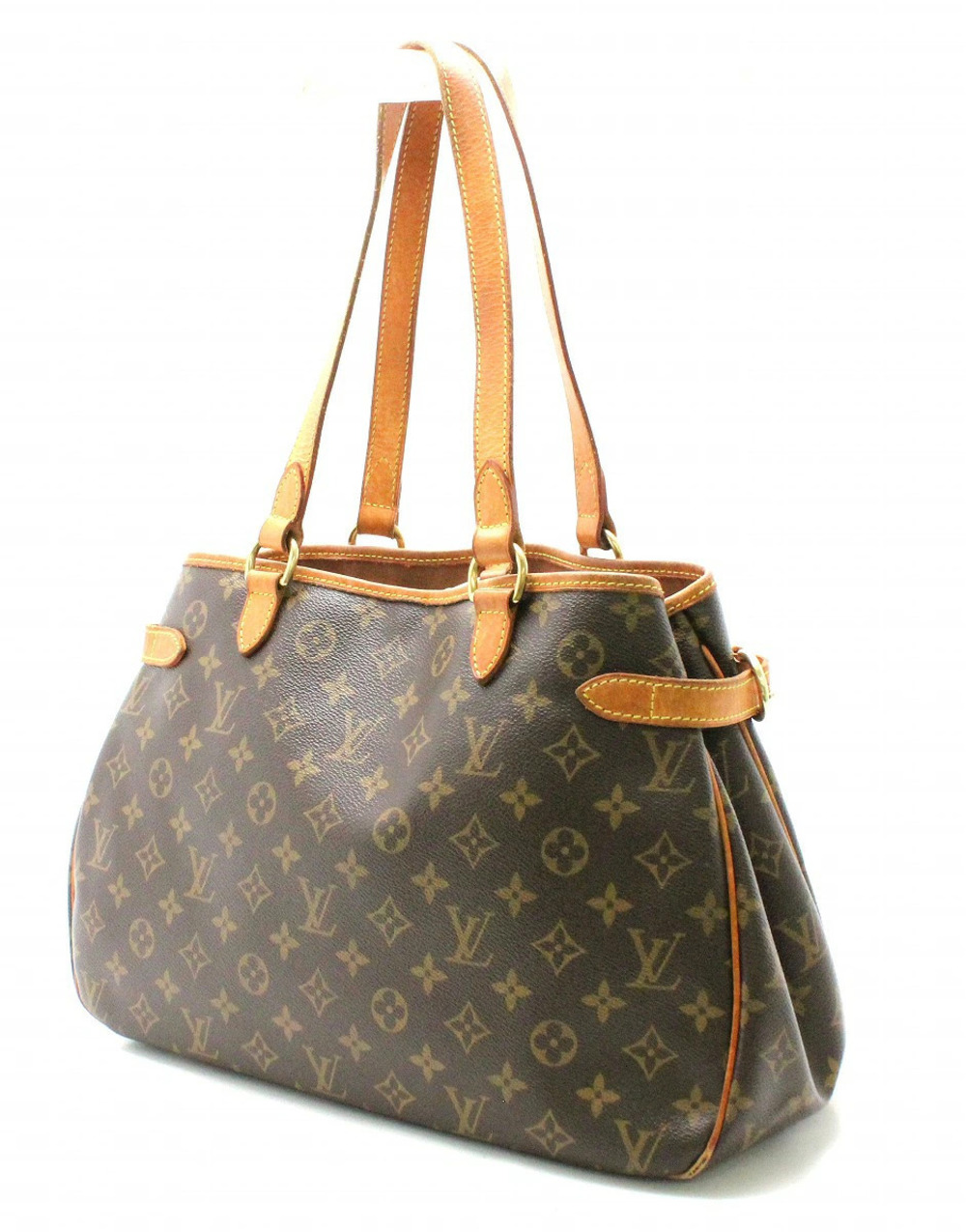 Louis Vuitton Batignolles Shoulder Tote Horizontal Bag Monogram Brown